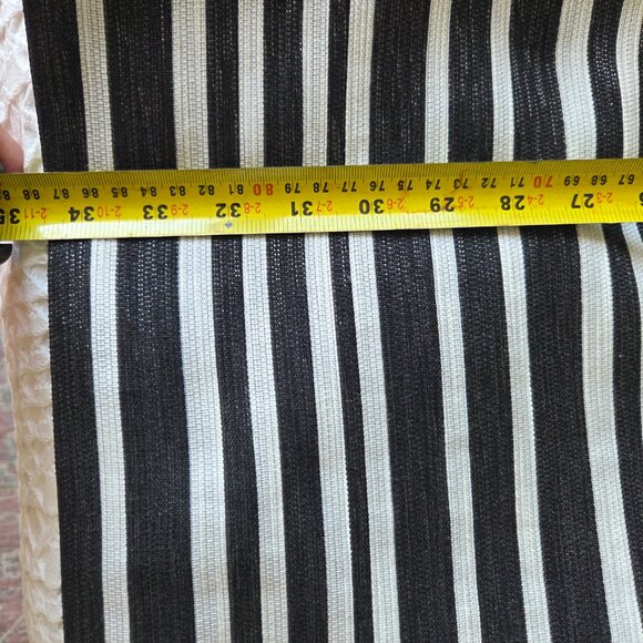 PENNYBLACK knee length sleeveless striped black and white dress. Size 4 - Picture 10 of 11